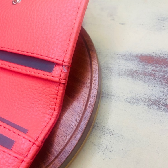 Orange Cardholder Keychain Wallet - Picture 8 of 12